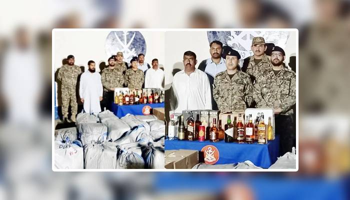 پاکستان کوسٹ گارڈز کی کارروائی، غیر ملکی شراب برآمد