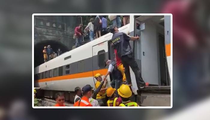 تائیوان میں ٹرین حادثہ، 48 افراد ہلاک، سیکٹروں زخمی