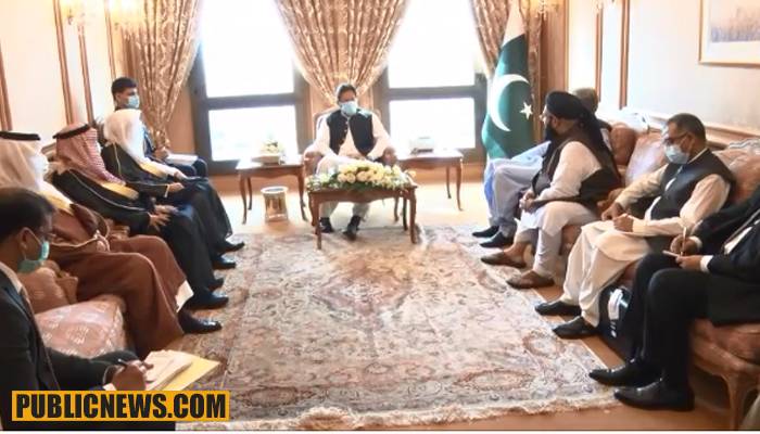 وزیر اعظم عمران خان اور امام کعبہ کی ملاقات