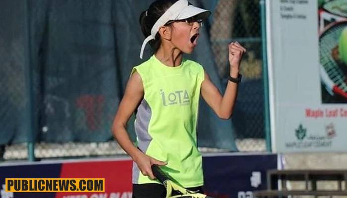 پاکستان کی 10 سالہ ہانیہ منہاس نے ایشین ٹینس چیمپئن شپ جیت لی