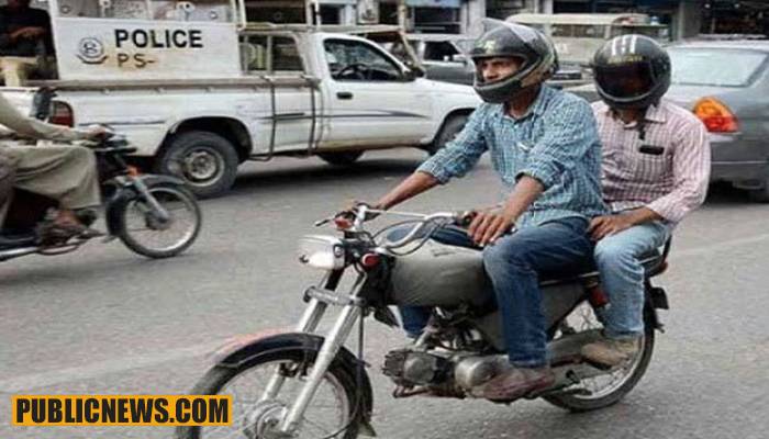 سندھ میں موٹر سائیکل ڈبل سواری پر پابندی عائد
