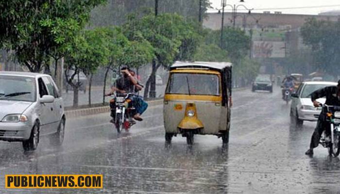 لاہور کے کئی علاقوں میں موسلا دھار بارش