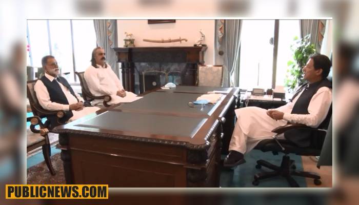 عمران خان سے وزیرِ اعظم آزاد جموں و کشمیر کی ملاقات