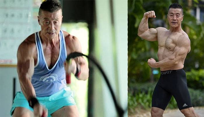 72 سالہ شخص سخت ورزش سے دوبارہ جوان