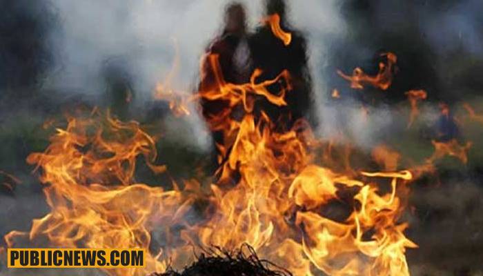 مردہ شخص ارتھی کو آگ لگانے سے کچھ لمحے قبل جی اٹھا ، ویڈیو وائرل ہو گئی