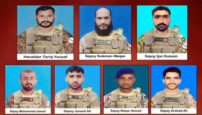 پاک افغان بارڈر پر دہشت گردوں کا فوجی قافلے پر حملہ، 7 فوجی شہید