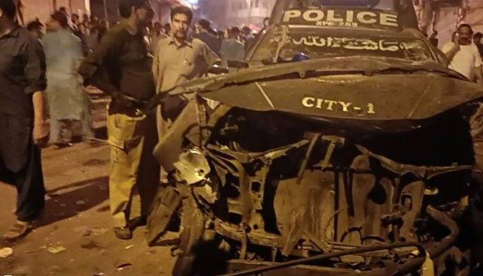 کراچی کے علاقے کھارادر میں دھماکا ، خاتون جاں بحق