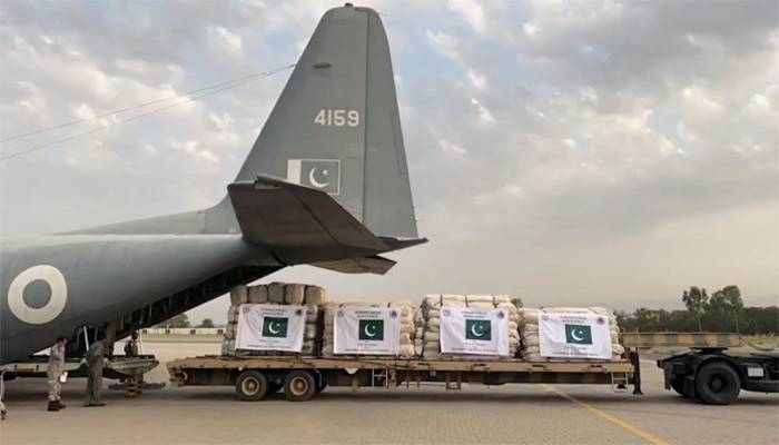 یوکرین کیلئے امدادی سامان کی دوسری پاکستانی کھیپ روانہ