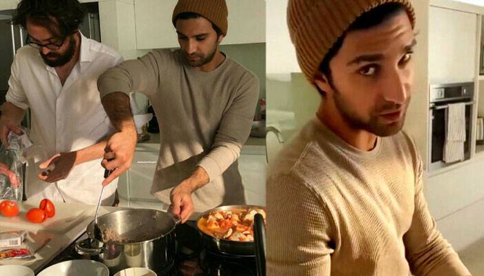 پاکستانی اداکار کی کھانا بناتے ہوئے ویڈیو وائرل
