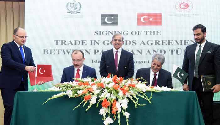 پاکستان اورترکیہ کےباہمی تجارتی تعلقات کےمزیداستحکام کےلئےگڈزان ٹریڈمعاہدے پردستخط