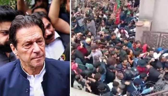 لاہور میں ہنگامہ آرائی ، عمران خان پر مقدمہ درج کر لیا گیا