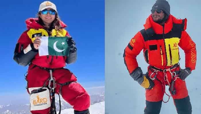 پاکستانی کوہ پیما نائلہ کیانی اور شہروز کاشف نے نئی تاریخ رقم کردی