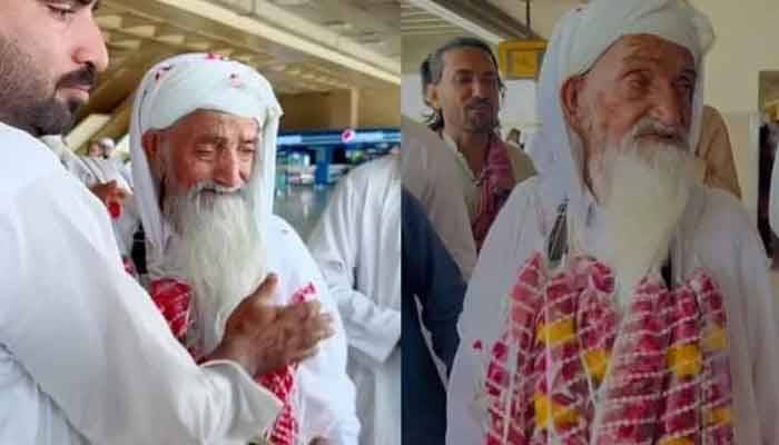 مسجد نبویﷺ میں اعصا اٹھانے والے بزرگ شہری پاکستانی نکلے