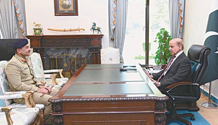 وزیر اعظم سے آرمی چیف ، ڈی جی آئی ایس آئی کی ملاقات،ملکی صورتحال پر غور