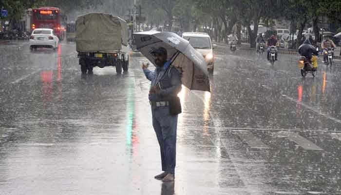 محکمہ موسمیات کی ملک کے مختلف حصوں میں بارش کی پیشگوئی
