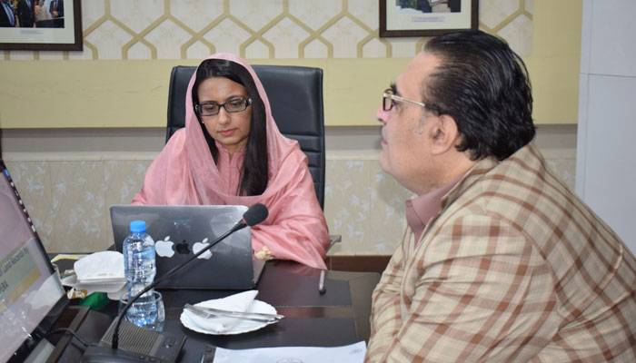 بلوچستان کے سینئر ممبر بورڈ آف ریونیو حافظ محمد طاہر کا افسران کے ہمراہ پلرا ہیڈ آفس کا معلوماتی دورہ
