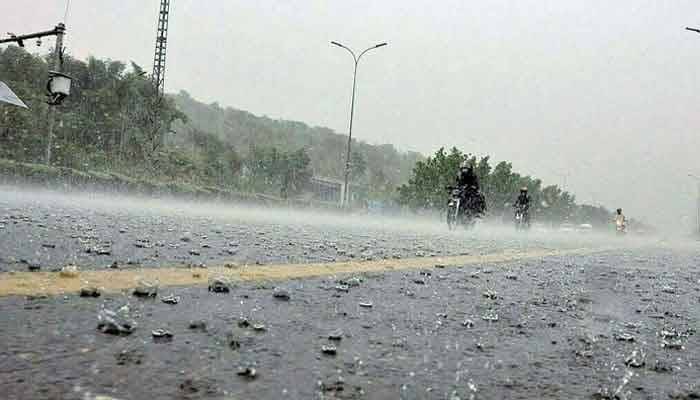محکمہ موسمیات کی  ملک کے مختلف علاقوں میں بارش کی پیشگوئی