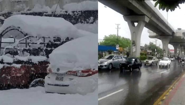 بارش اور برفباری:نتھیا گلی میں سڑکیں اور بجلی بند، پشاور میں 4 افراد جاں بحق