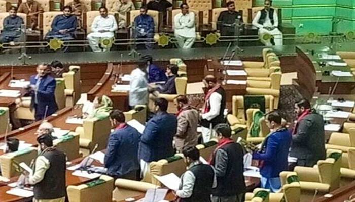 سندھ اسمبلی اجلاس:سنی اتحادکونسل کےنو منتخب ارکان نےحلف اٹھالیا