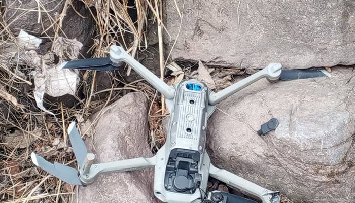 indian quad copter down