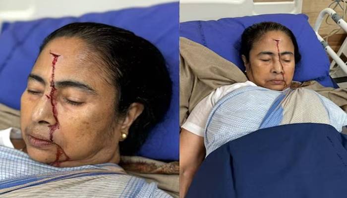 بھارتی ریاست کی  خاتون وزیراعلی گرکر زخمی 