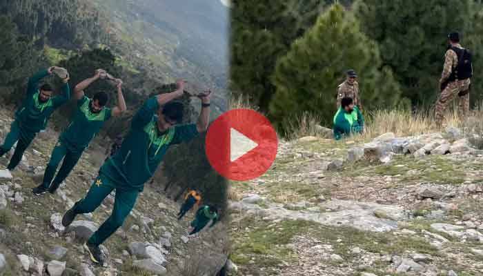 ویڈیو: کاکول میں سخت ٹریننگ ،اعظم  کو دیکھتے کھلاڑیوں  کے  نعرے 