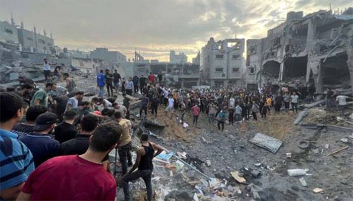 غزہ : اسرائیل کے فضائی حملے جاری، مزید 43 فلسطینی شہید