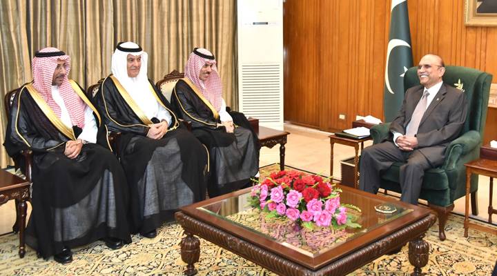 صدر مملکت سے سعودی وزیرخارجہ کی اہم ملاقات