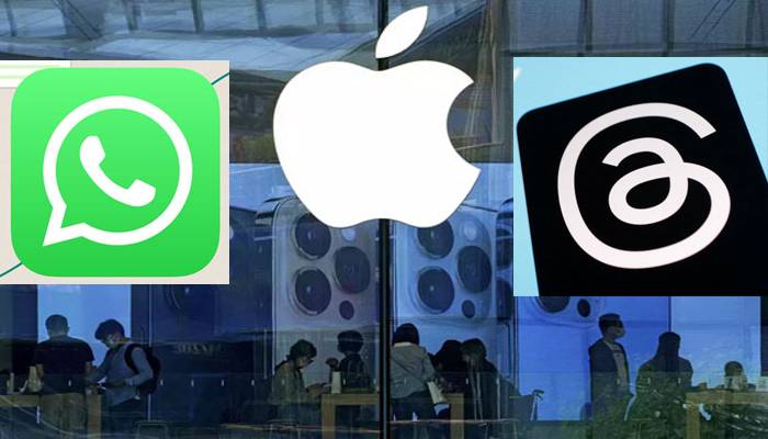 چین کا ایپل کو واٹس ایپ اور تھریڈز کو ایپ اسٹور سے ہٹانے کا حکم