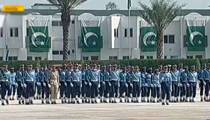 پاکستان ایئرفورس اکیڈمی رسالپور میں پاسنگ آؤٹ پریڈ، آرمی چیف مہمان خصوصی