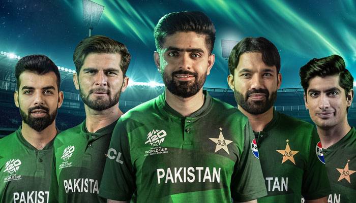 پاکستان کرکٹ ٹیم کی ٹی ٹوئنٹی ورلڈکپ کٹ کی رونمائی کر دی گئی