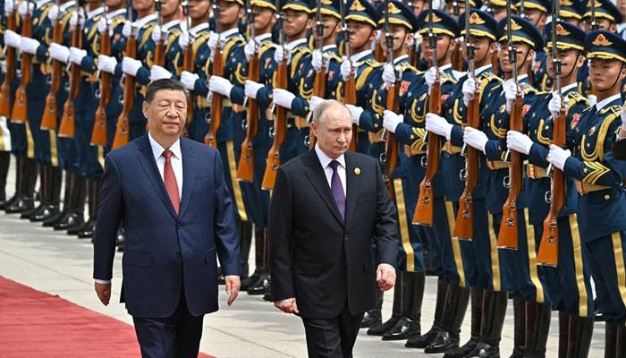 روسی صدر کی بیجنگ میں چینی صدر سے ملاقات،دونوں رہنماؤں کا مل کر کام کرنے کا عہد