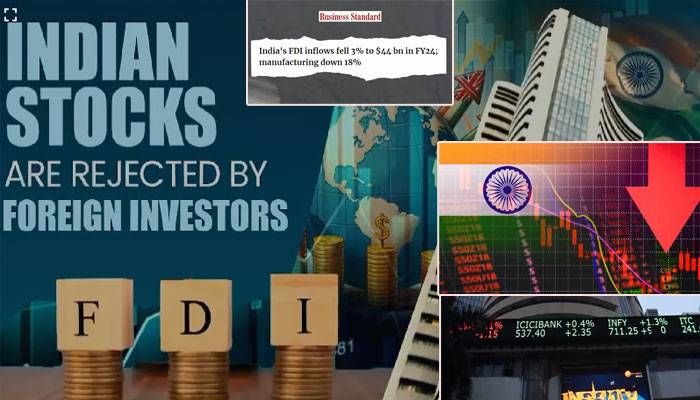 غیر ملکی سرمایہ کاروں نے بھارتی سٹاک مارکیٹ کو مسترد کر دیا