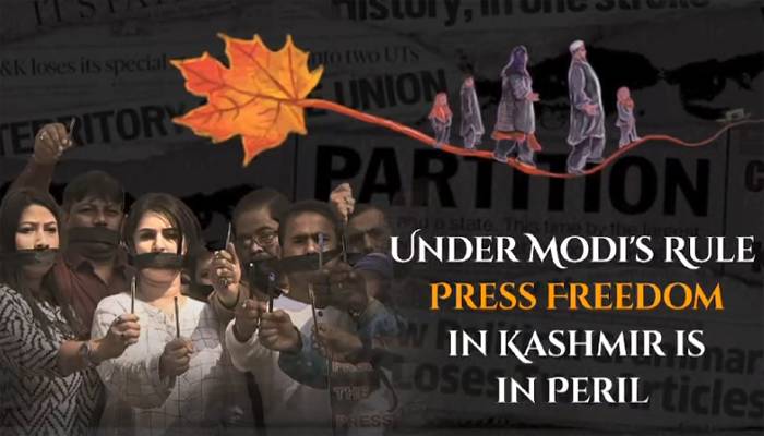  کشمیر میں آزادی صحافت شدید خطرے میں