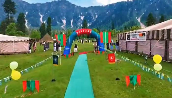 اڑنگ کیل آزاد جموں و کشمیر میں جشن بہاراں سپورٹس فیسٹیول کا انعقاد 