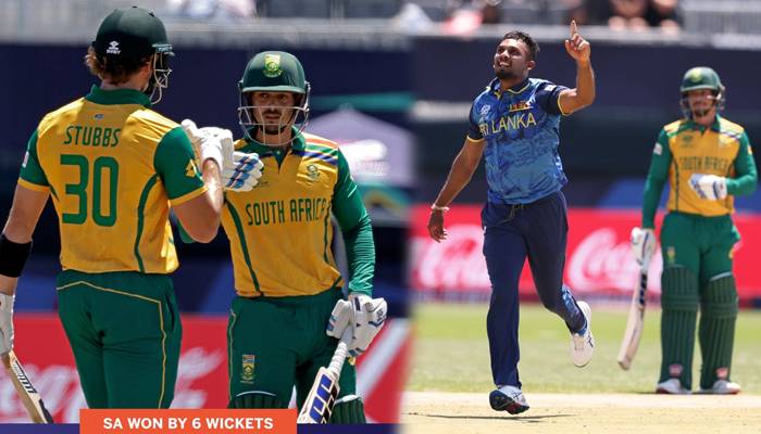 T20 ورلڈکپ: جنوبی افریقہ نے سری لنکا کو شکست دیدی