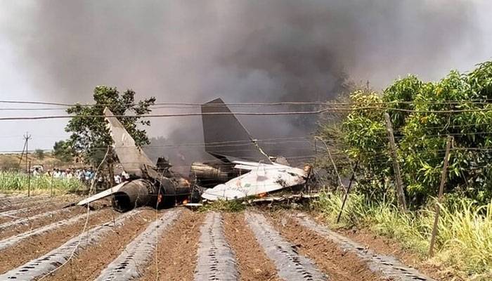 بھارتی ایئر فورس کا جدید ترین سخوئی 30 طیارہ گر کر تباہ