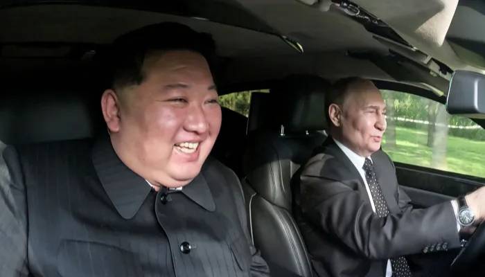 putin rode with kim jong un