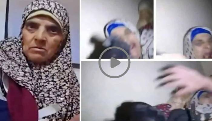 اسرائیلی پولیس نےفلسطینی بزرگ خاتون پر کتا چھوڑ دیا، دل دہلا دینے والی ویڈیو