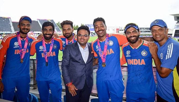 ٹی ٹوئنٹی  ورلڈ کپ جیتنے پر بھارتی ٹیم کیلئے 125 کروڑ روپے انعام کا اعلان