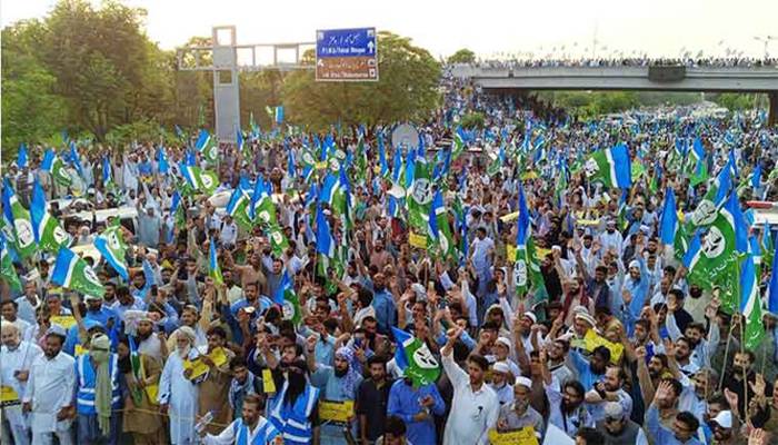 جماعت اسلامی کا دھرنا چوتھے روز میں داخل، حکومتی کمیٹی سے آج مذاکرات