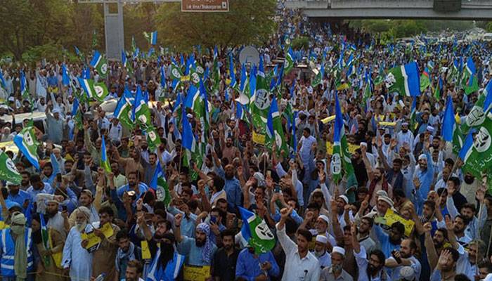 جماعت اسلامی،حکومت کے مابین مذاکرات میں تاحال کوئی پیش رفت  نہ ہوسکی، دھرنا جاری