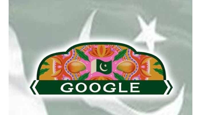 doodle changed on pak independence day