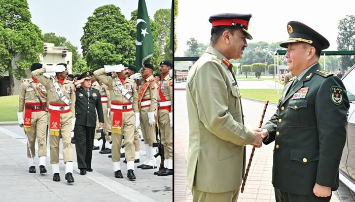 پیپلزلبریشن آرمی گراؤنڈ فورسز کے کمانڈر جنرل کی آرمی چیف جنرل عاصم منیر سے ملاقات