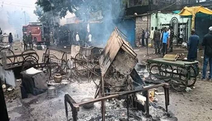 communal clash in talangana