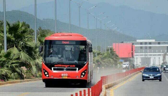 اسلام آباد میں پی ٹی آئی کے جلسے کے پیشِ نظر میٹرو بس سروس مکمل طور پر بند