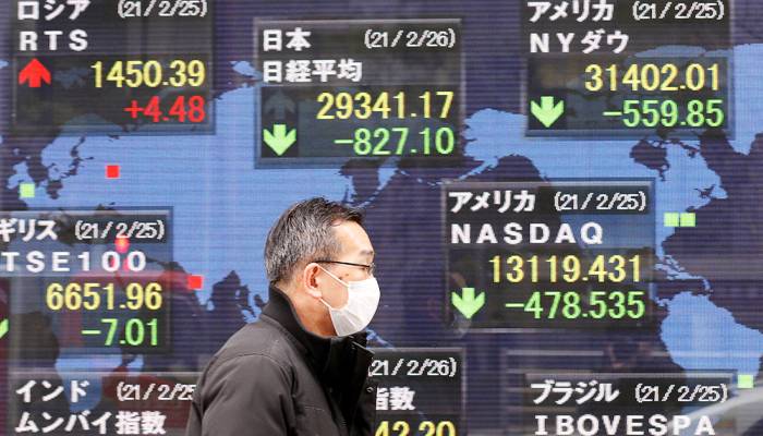 asian stock markets declined