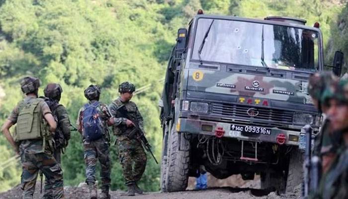 مقبوضہ جموں کشمیر میں  بھارتی فوج کی گاڑی پر حملہ، 2 بھارتی فوجی زخمی