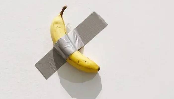 duct tape and banana