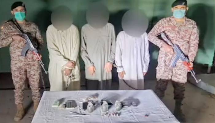 رینجرزاورسی ٹی ڈی کی مشترکہ کارروائی،فتنہ الخوارج سےتعلق رکھنےوالےتین دہشتگردگرفتار